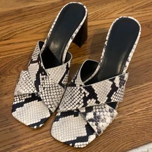 Marc Fisher Cross Strap Heel Sandals